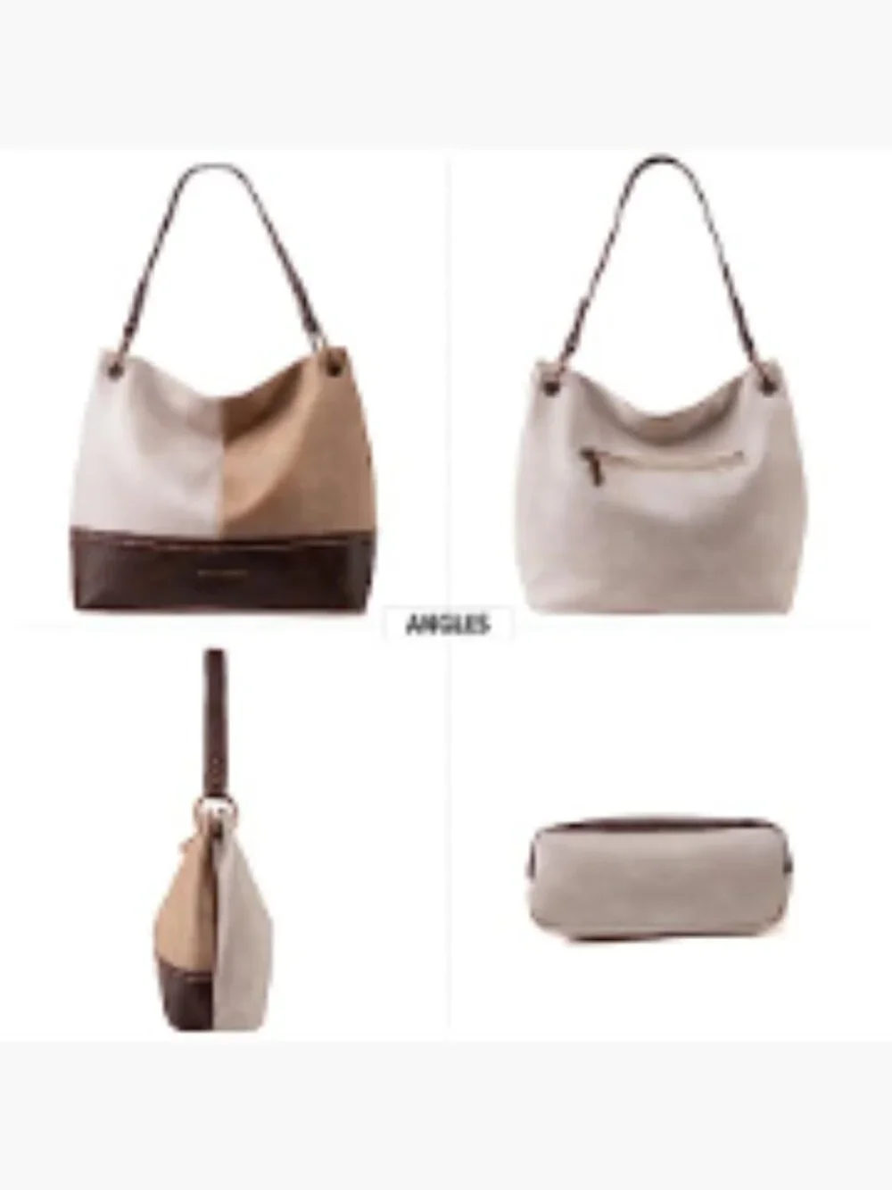 Montana West Women's Hobo Bag Faux Leather Slouchy Shoulder Tote